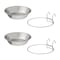 Pet Adobe Set of 2 Stainless Steel Hanging Pet Bowls for Food and Water, Dogs / Cats 48-Fl Oz 975685JCY - alternate 5